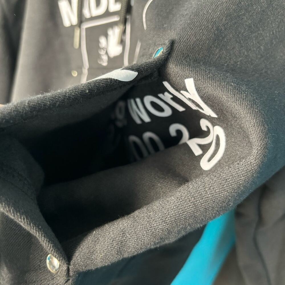 Absurdist Clothing Nothingness Hooded Sweatshirt Streetwear Hoodie Black Size M - Picture 5 of 8